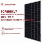 Canadian Solar 715W N-Type TOPCon Bifacial Solar Panel - Image 3